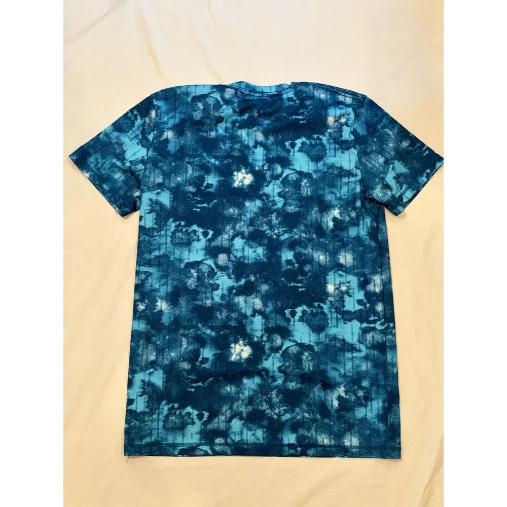 Carhartt Shirt Boy's Large (14-16) Blue Tie Dye Cool Fast Dry